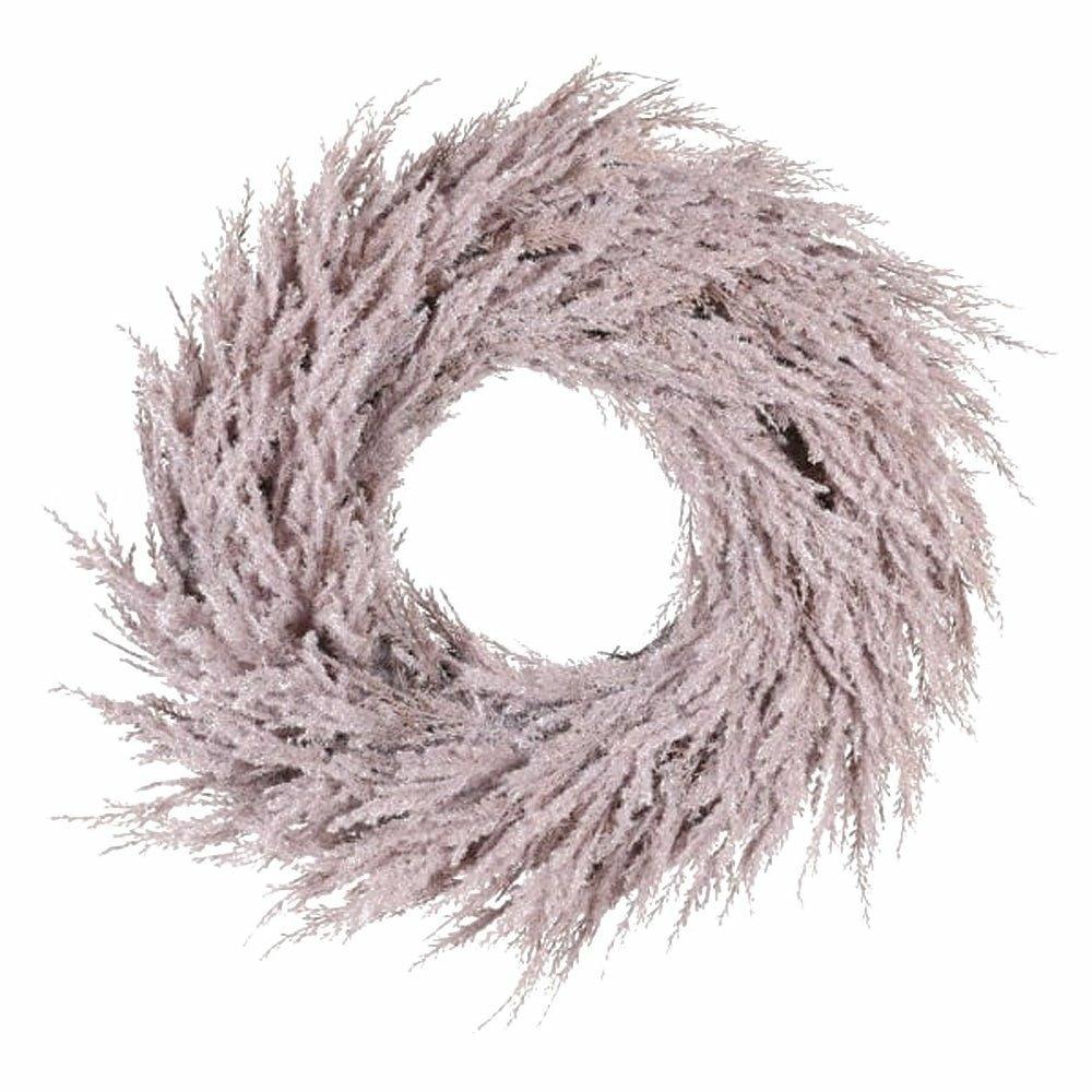 Mauve Pampas Wreath