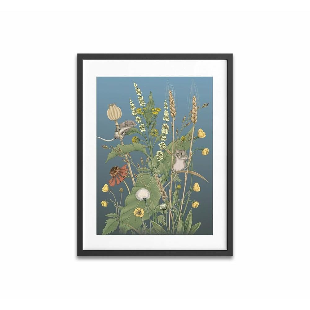 Meadow Mice framed Print