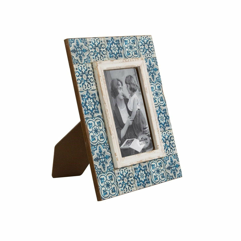 Mediterranean Tile Photo Frame