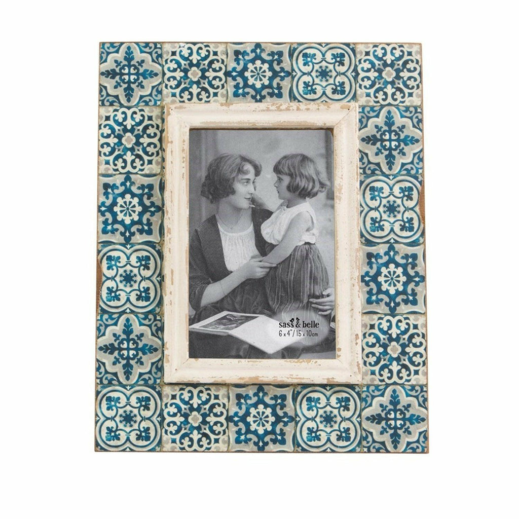 Mediterranean Tile Photo Frame