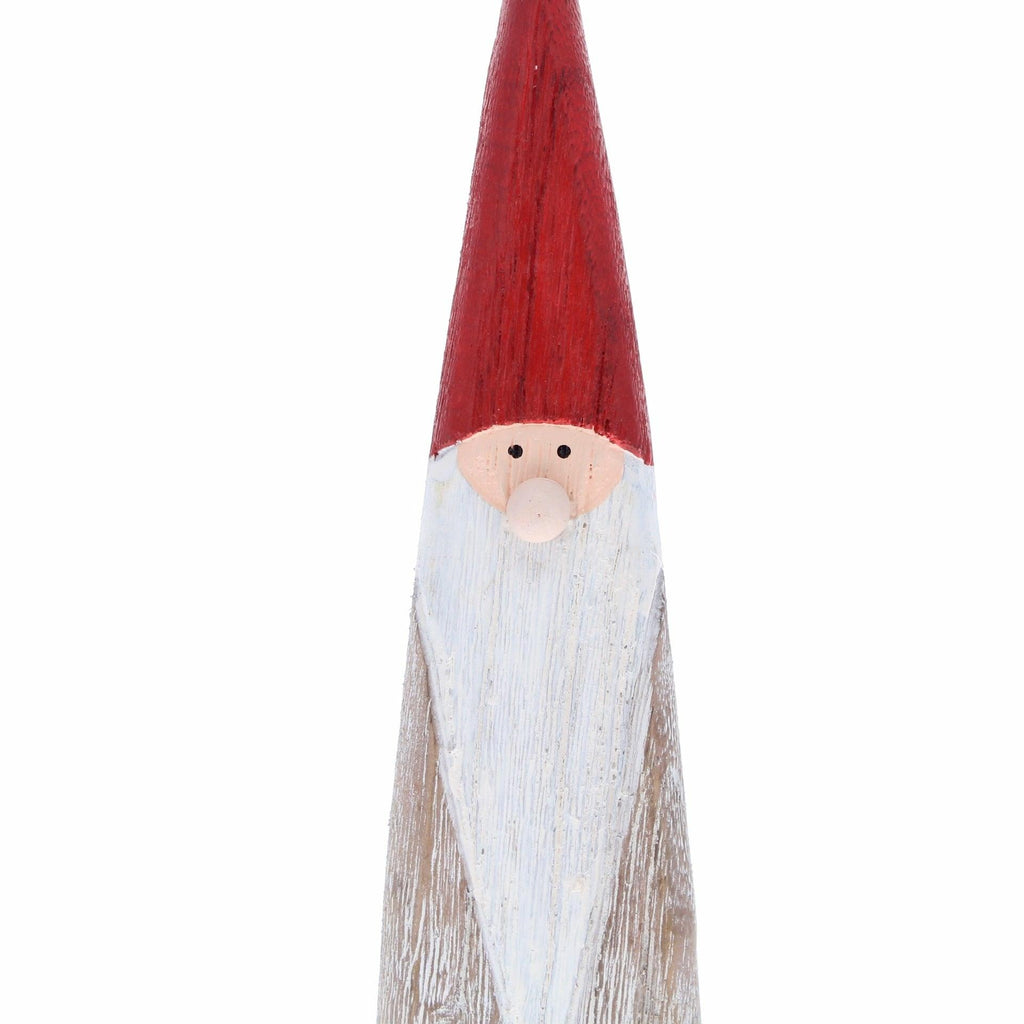 Medium Distressed Wooden Santa