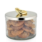 Medium Glass Hoop Jar