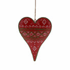 Medium Red Mehndi Heart