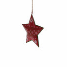 Medium Red Mehndi Star