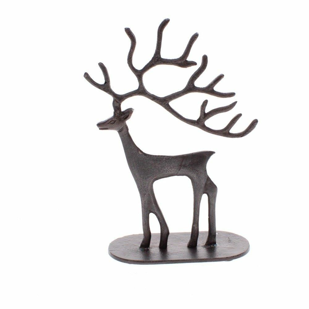 Medium Reindeer On Plinth