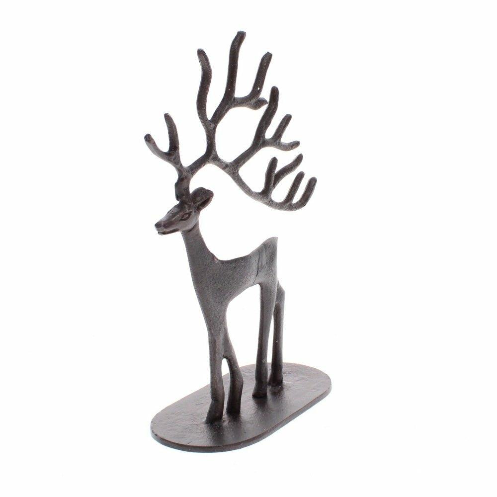 Medium Reindeer On Plinth