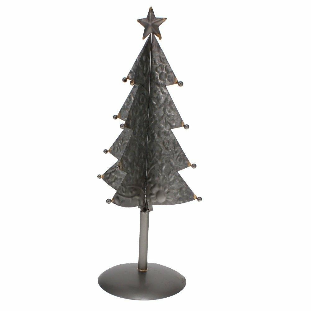 Metal Patterned Christmas Tree, Large