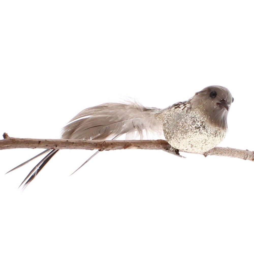 Mini Feather Bird on Clip - Angela Reed - Christmas Decorations