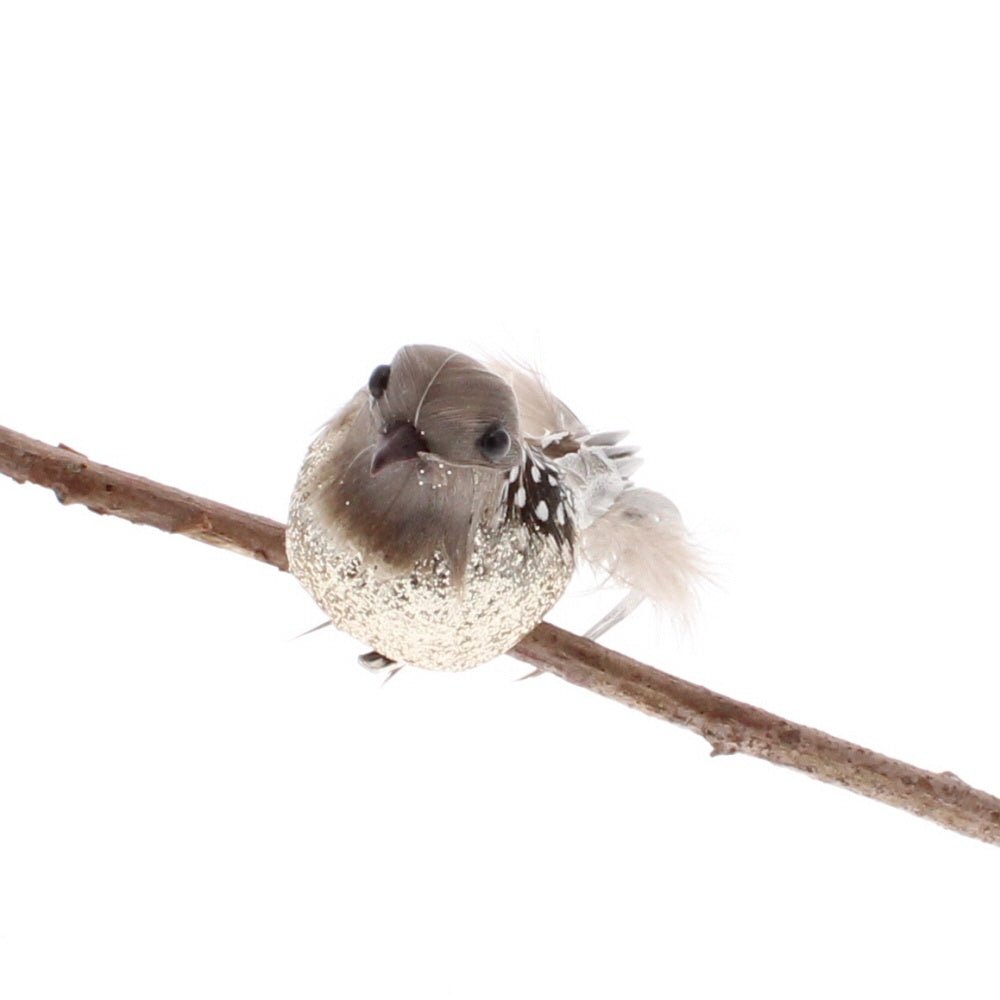 Mini Feather Bird on Clip - Angela Reed - Christmas Decorations