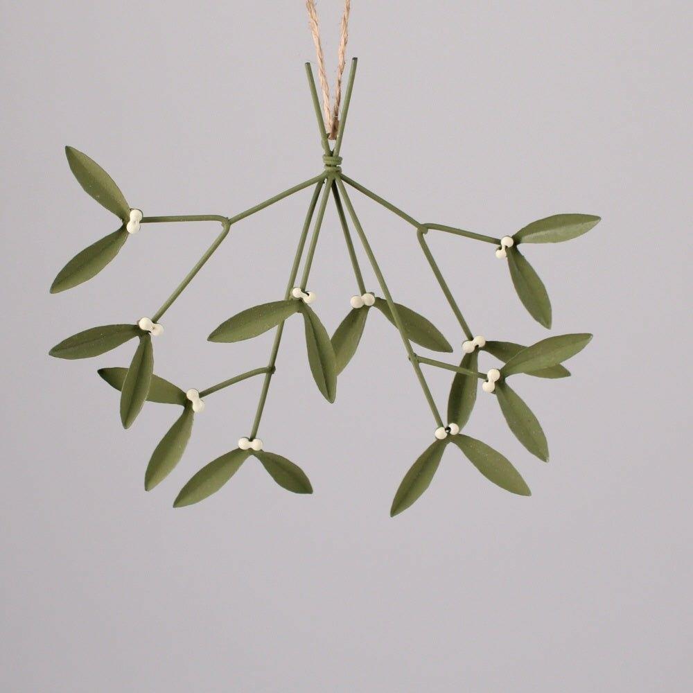 Mini Metal Mistletoe Spray