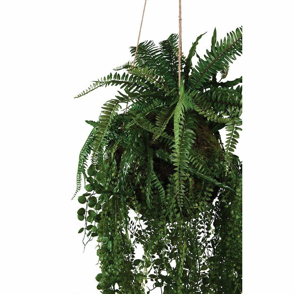 Mixed Fern Tropical Hanging Ball