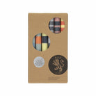 Mixed Set of Pastel Variable Stripe Eco Dinner Candles, 6 per pack