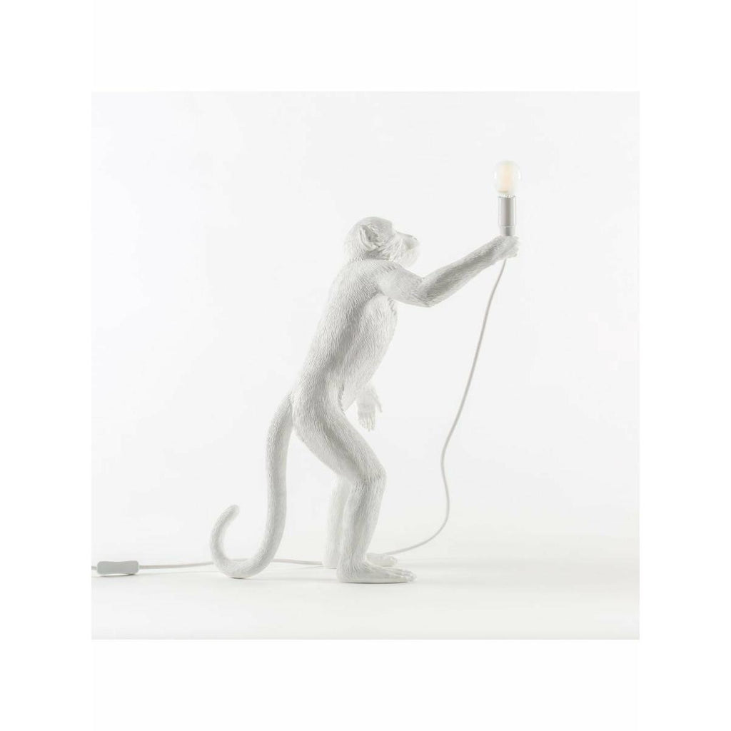 Monkey Lamp, Standing Version, White