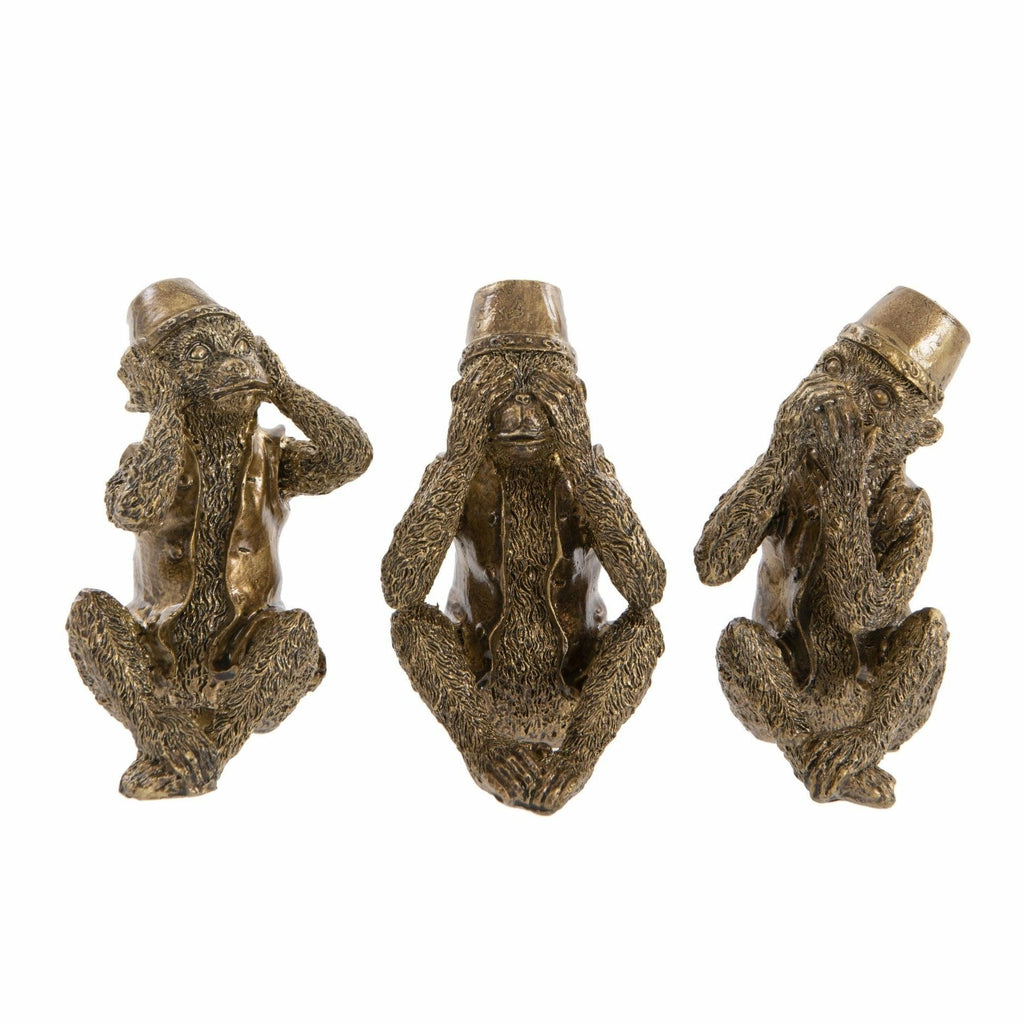 Moroccan Gold Evil Monkeys