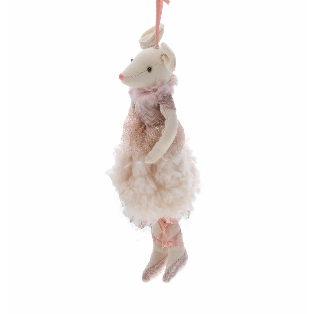 Mouse with a White Dress Tree Decoration