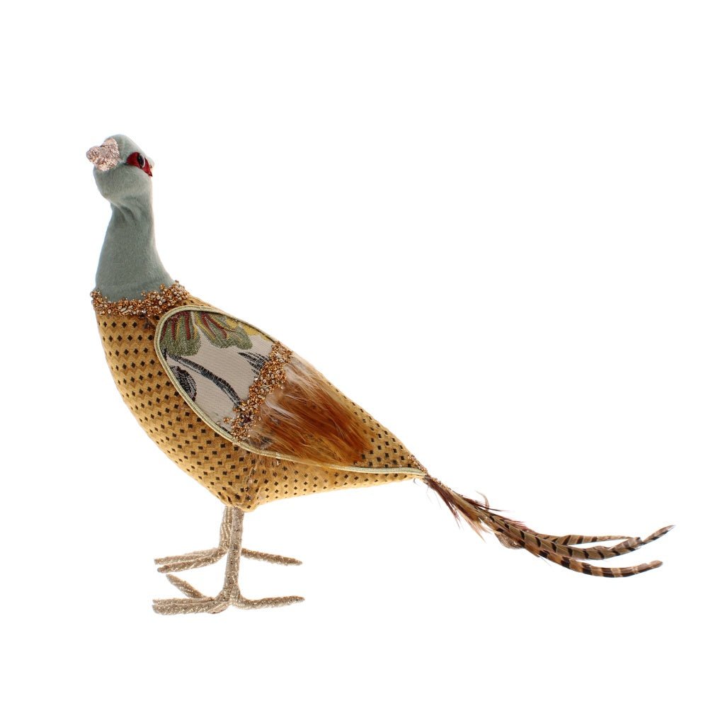 Multi Fabric Pheasant - Angela Reed - Christmas Decorations