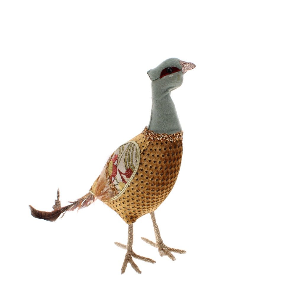 Multi Fabric Pheasant - Angela Reed - Christmas Decorations