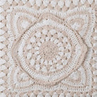 Natural Crochet Cushion Cover