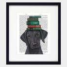 Novel Dog Artwork - Black Labrador