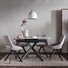 Oslo Sintered Stone Table, White