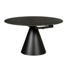 Oslo Sintered Stone Twist Table, Black