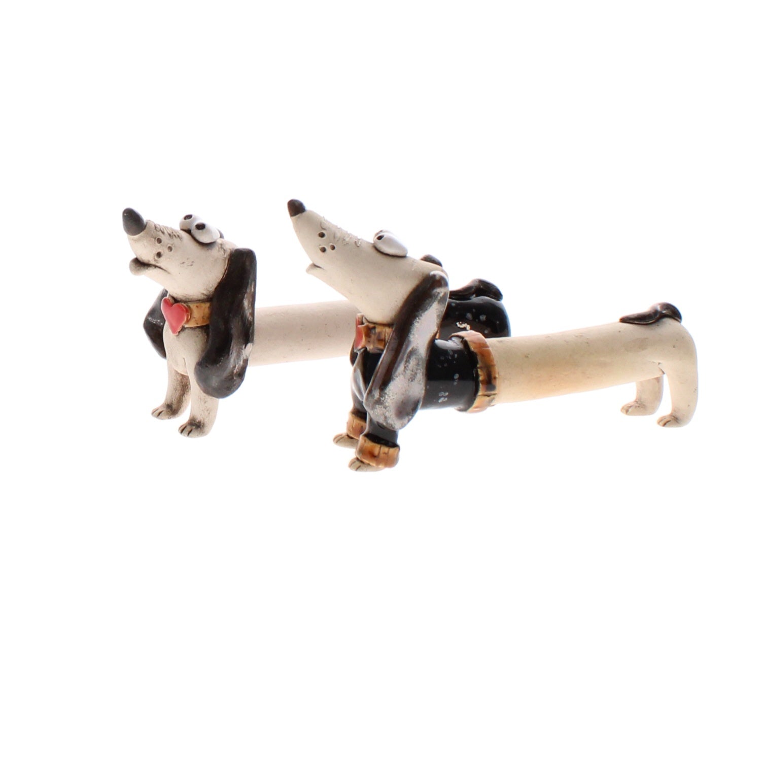 Pair of Dachshunds, Black