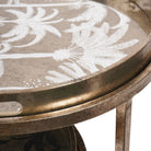 Palm Tree Nested Side Tables,  Antique Gold
