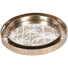 Palm Tree Trays, Set of 2