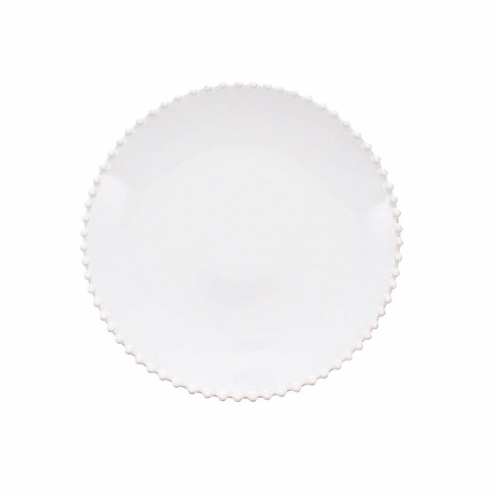 Pearl White Dinner Plate