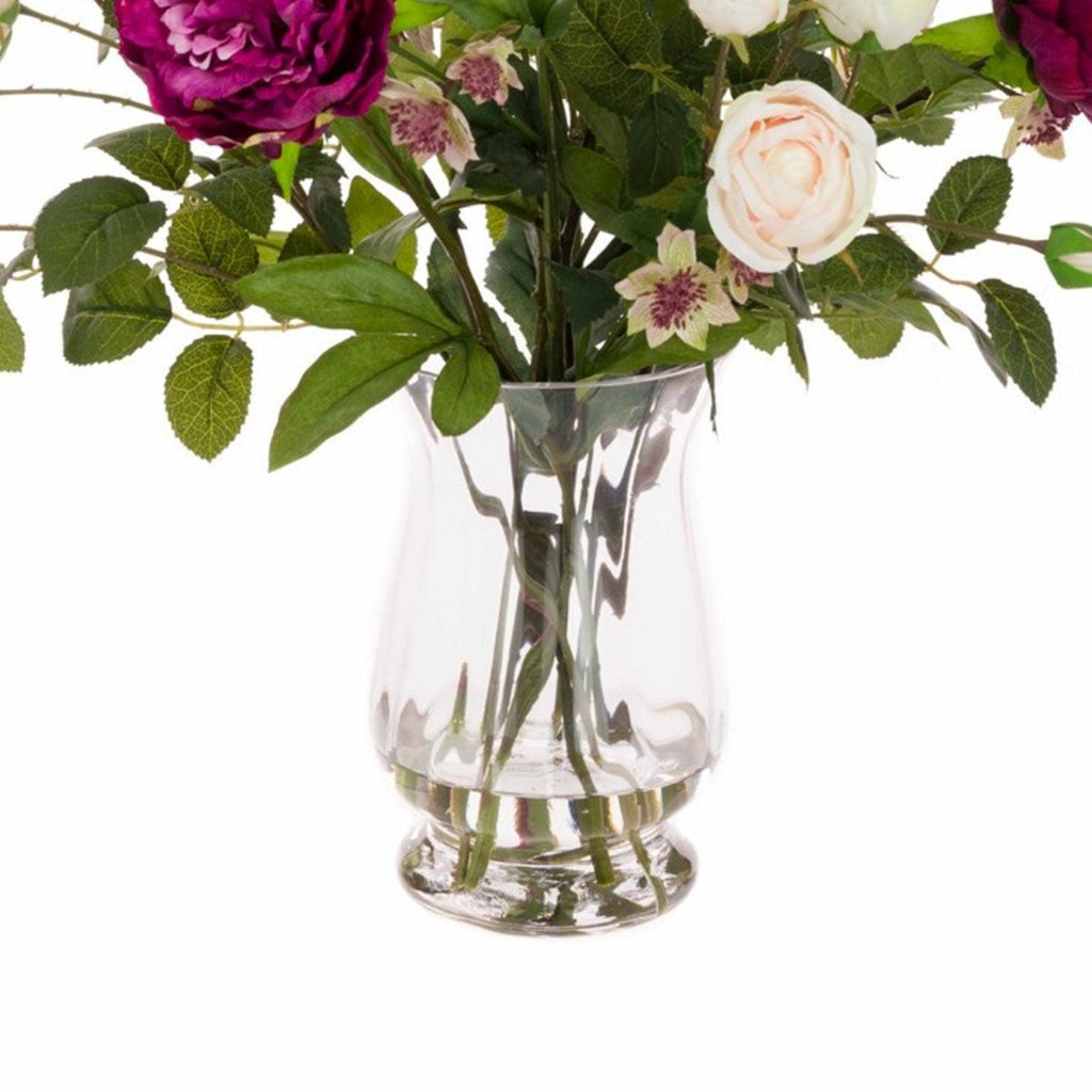 Peony, Rose and Astrantia in Vase