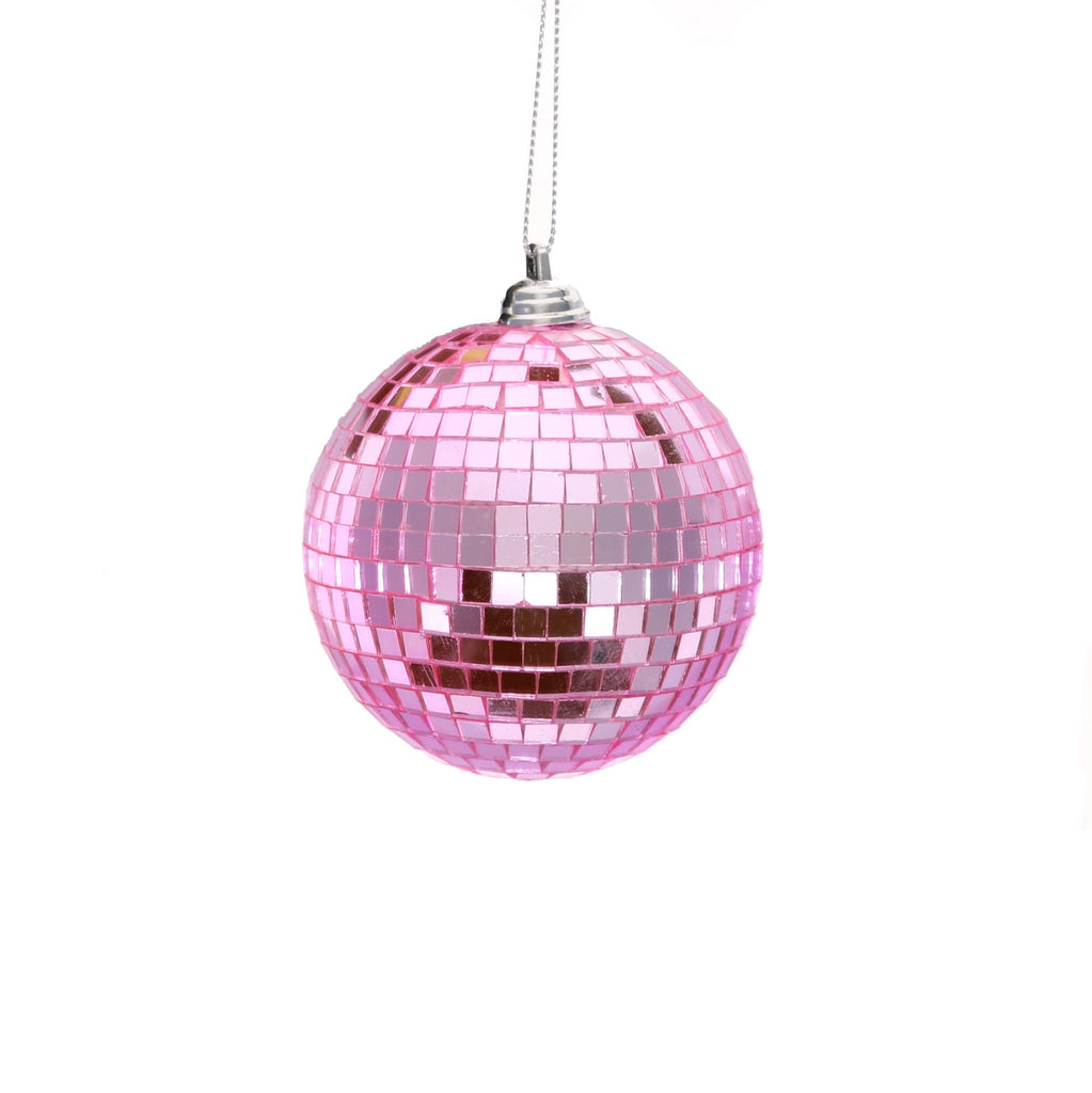 Pink Disco Ball Bauble - Angela Reed - Christmas Decorations