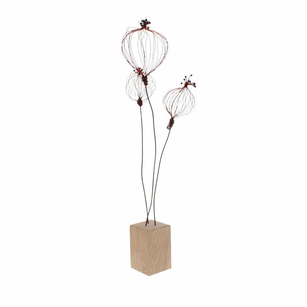 Poppyhead Wire Bloom, Copper
