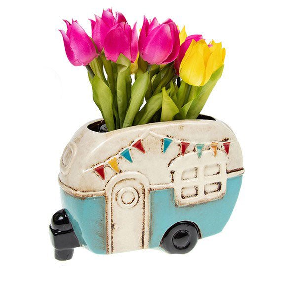 Pottery Caravan Pot - Angela Reed -