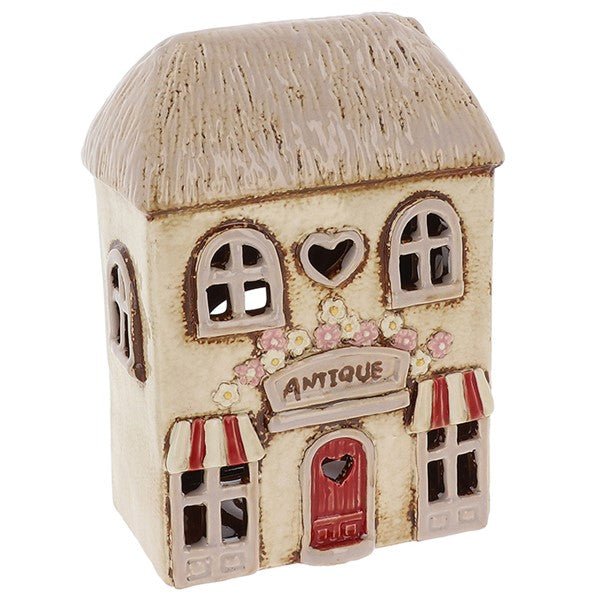 Pottery Village Antique Shop Tealight House - Angela Reed -