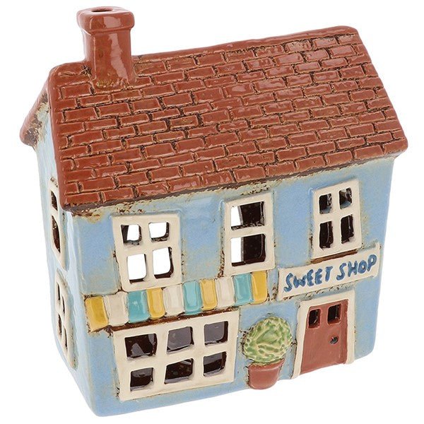 Pottery Village Sweet Shop Tealight House - Angela Reed -