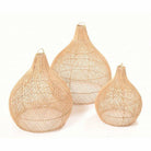 Rattan Teardrop Lampshades Small,Medium,Large