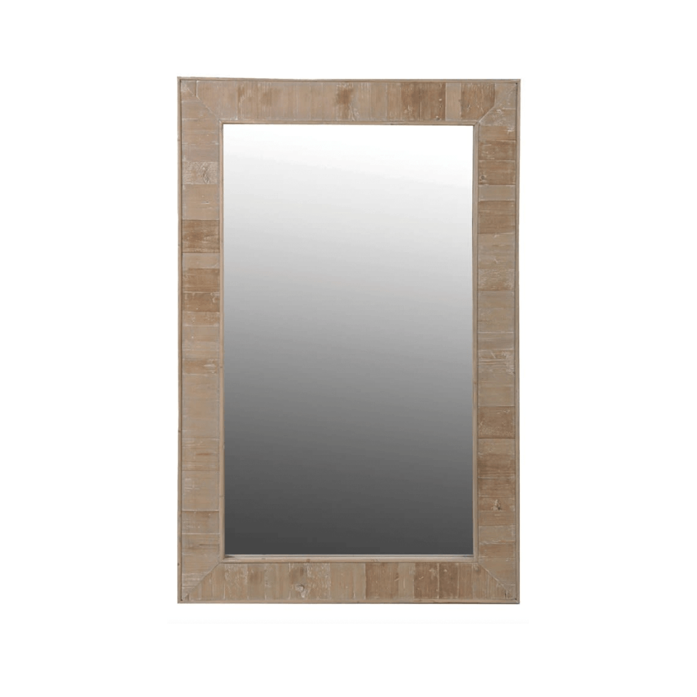 Rectangular Wooden Mirror