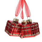 Red Present Bauble Trio