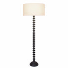 Ridged Floor Lamp, Black
