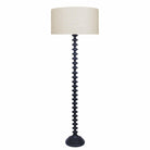 Ridged Floor Lamp, Black
