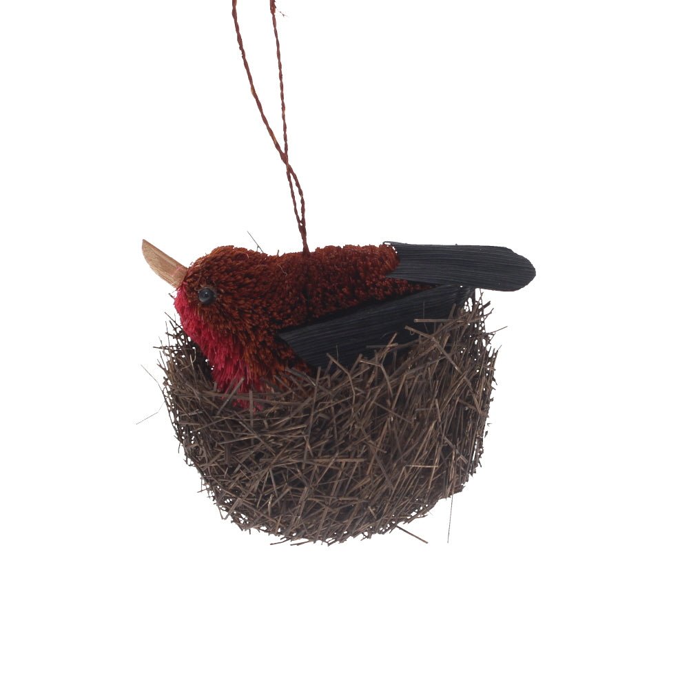 Robin in Nest Decoration