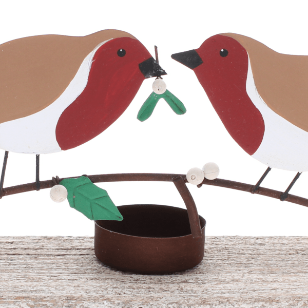 Romantic Robin Votive