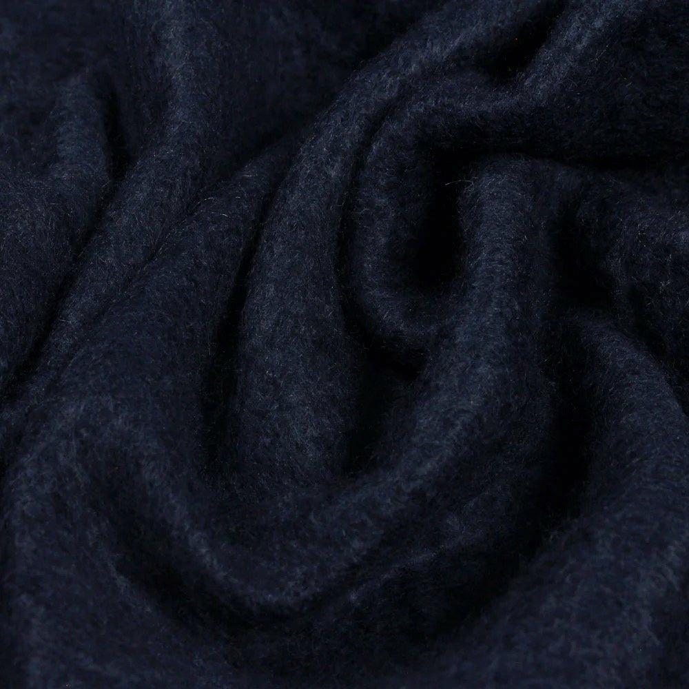 Romilly Tasselled Throw, Navy and Natural