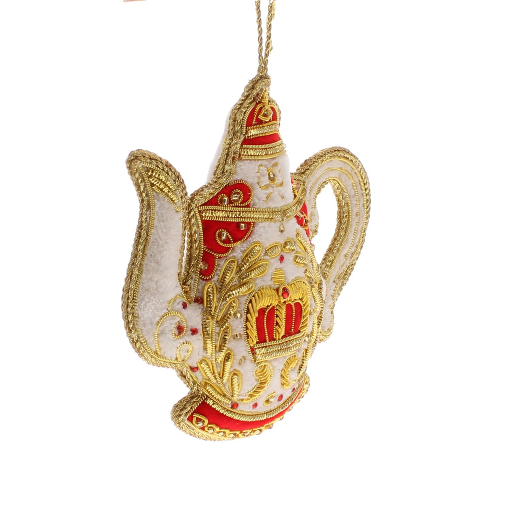 Royal Teapot Decoration - Angela Reed - Christmas Decorations