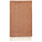 Rust Merino Herringbone Throw by Bronte
