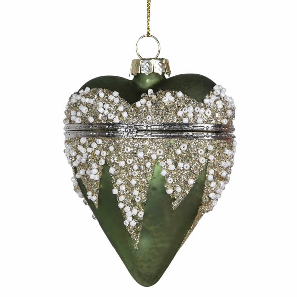 Sage Faberge Style Heart
