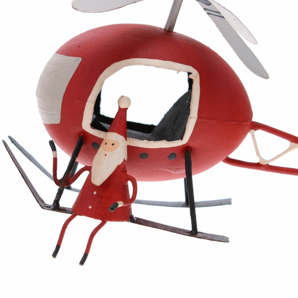 Santa In A Helicopter