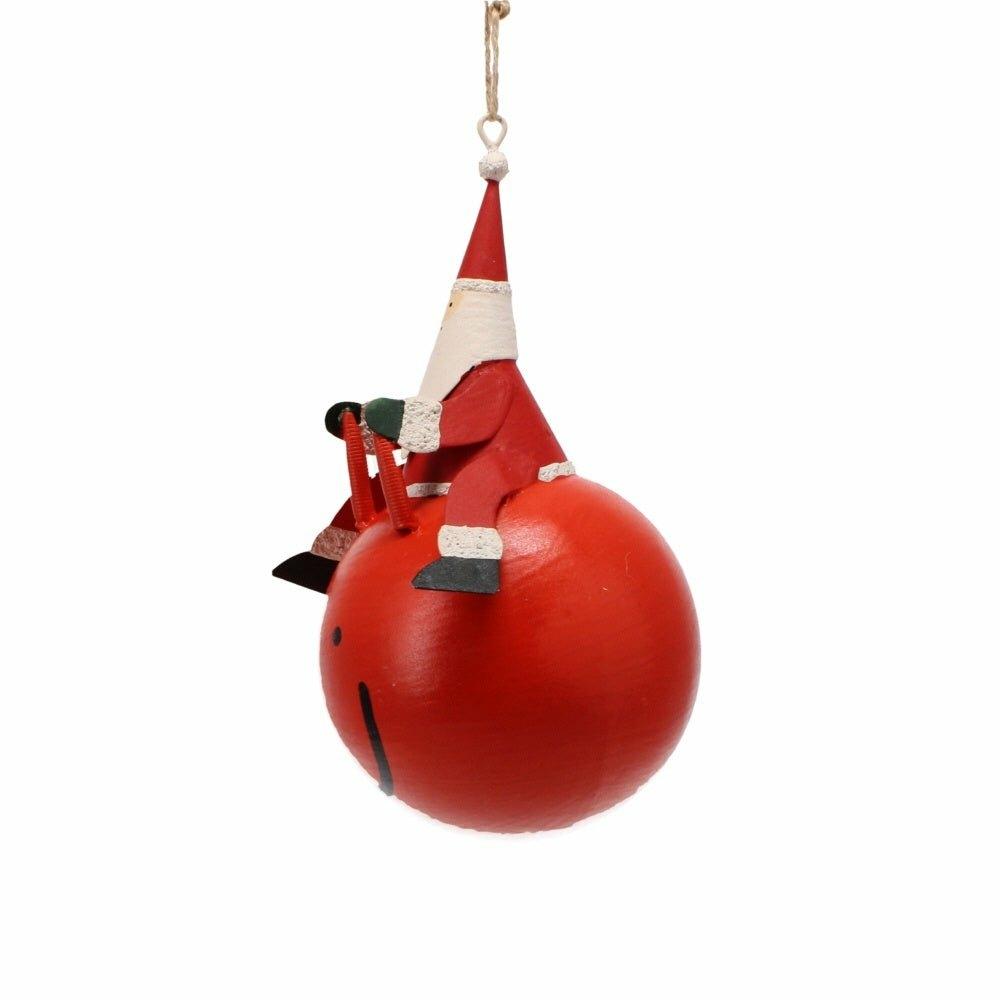 Santa on a Space Hopper