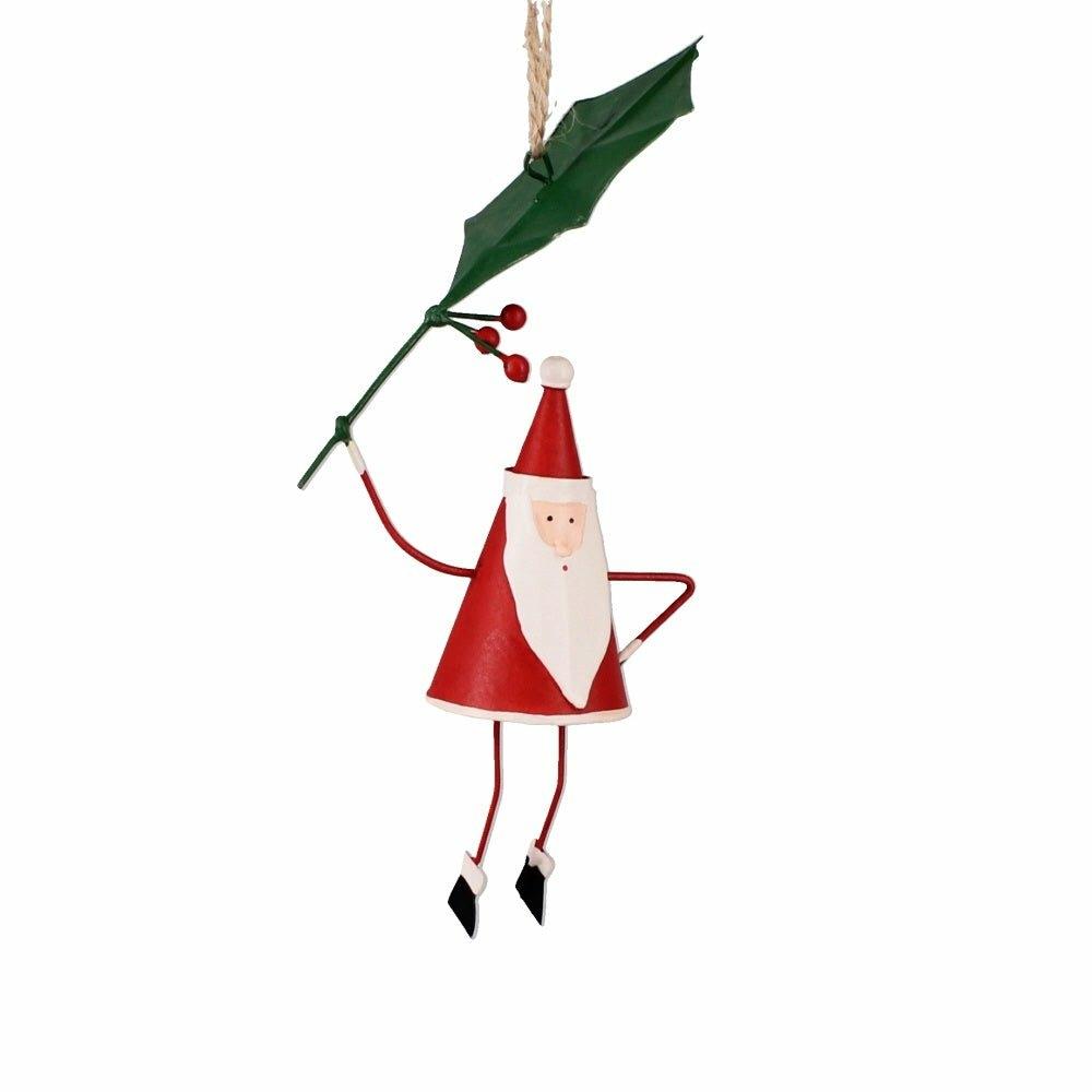 Santa with a Holly Parachute