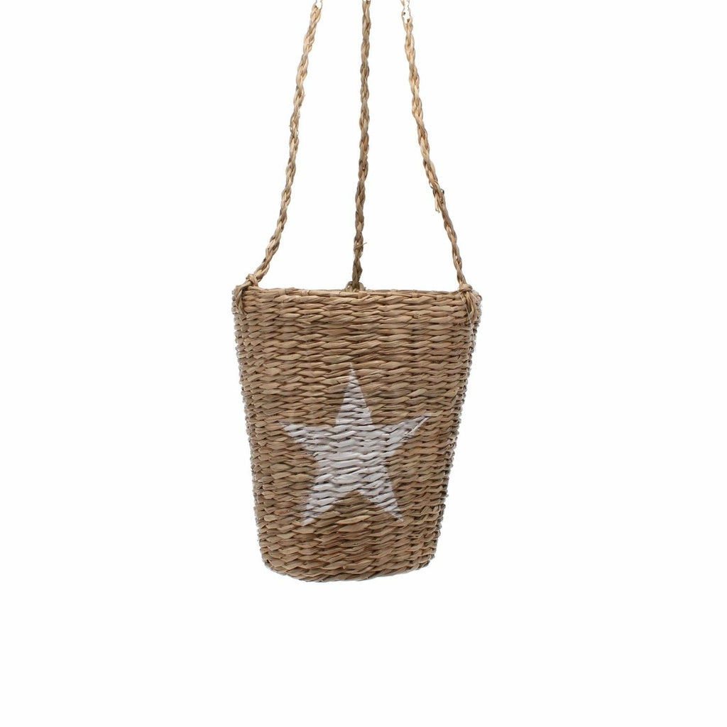 Seagrass Star Hanging Basket